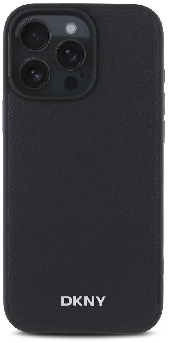 DKNY Hoesje iPhone 16 Pro MagSafe - Zwart DKHMP16LPGHLMK