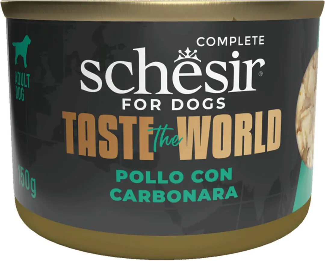 Schesir Taste The World Hond Kip & Carbonara