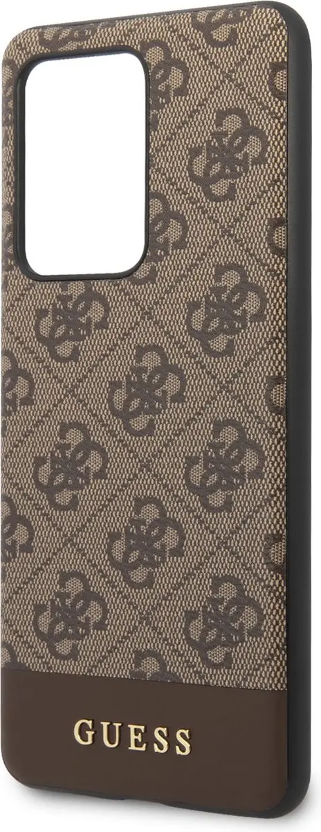 GUESS Backcase Samsung Galaxy S20 Ultra - Bruin - Kunstleer