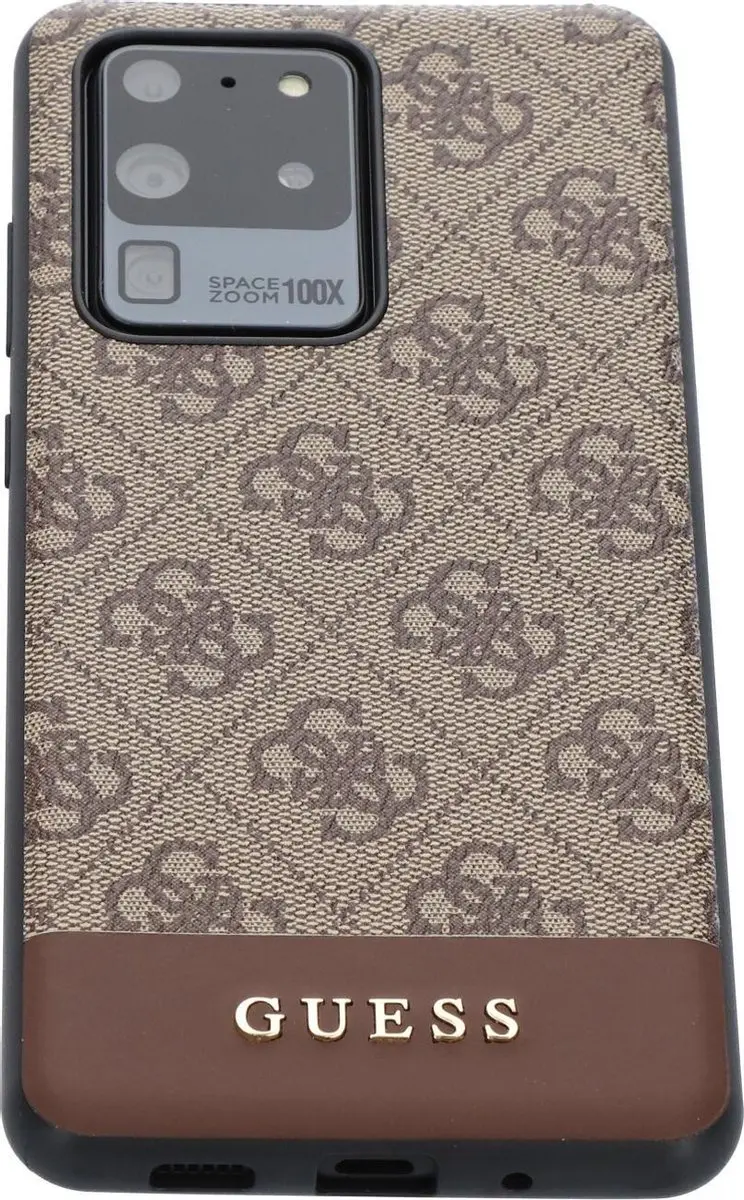 GUESS Backcase Samsung Galaxy S20 Ultra - Bruin - Kunstleer - afbeelding 6 van 6