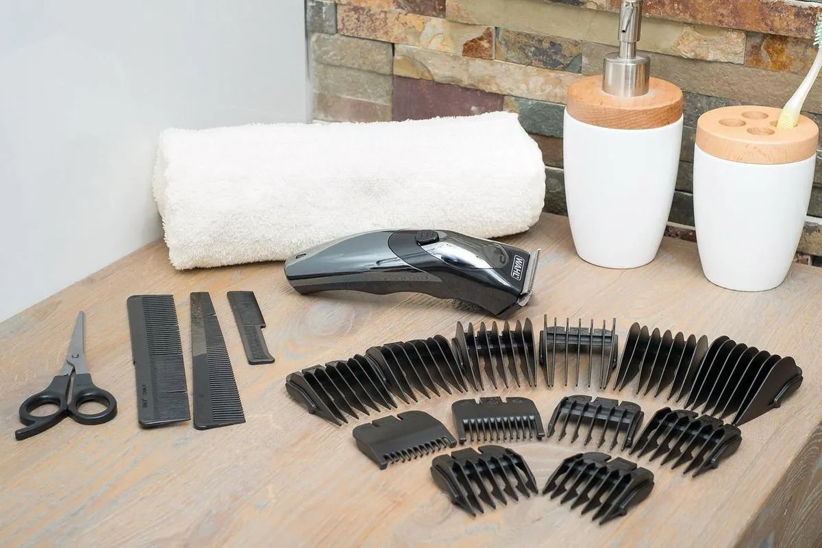Wahl Tondeuse - 10 Opzetkammen 1.5-25mm - Zwart