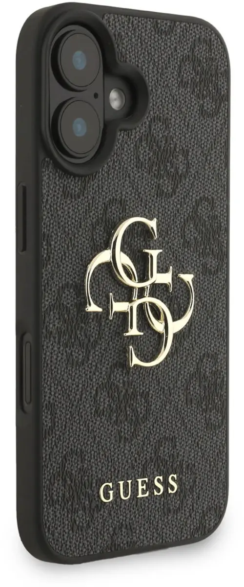 Guess Telefoonhoesje iPhone 16 MagSafe 3666339475888 - Zwart