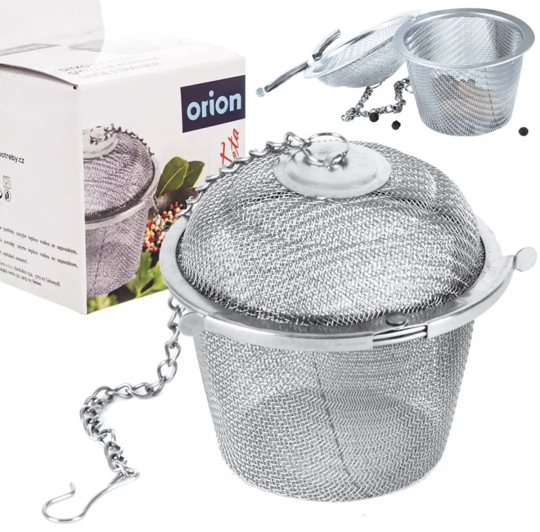 Orion Kruidensieb Roestvrij Staal 6cm - Met klem