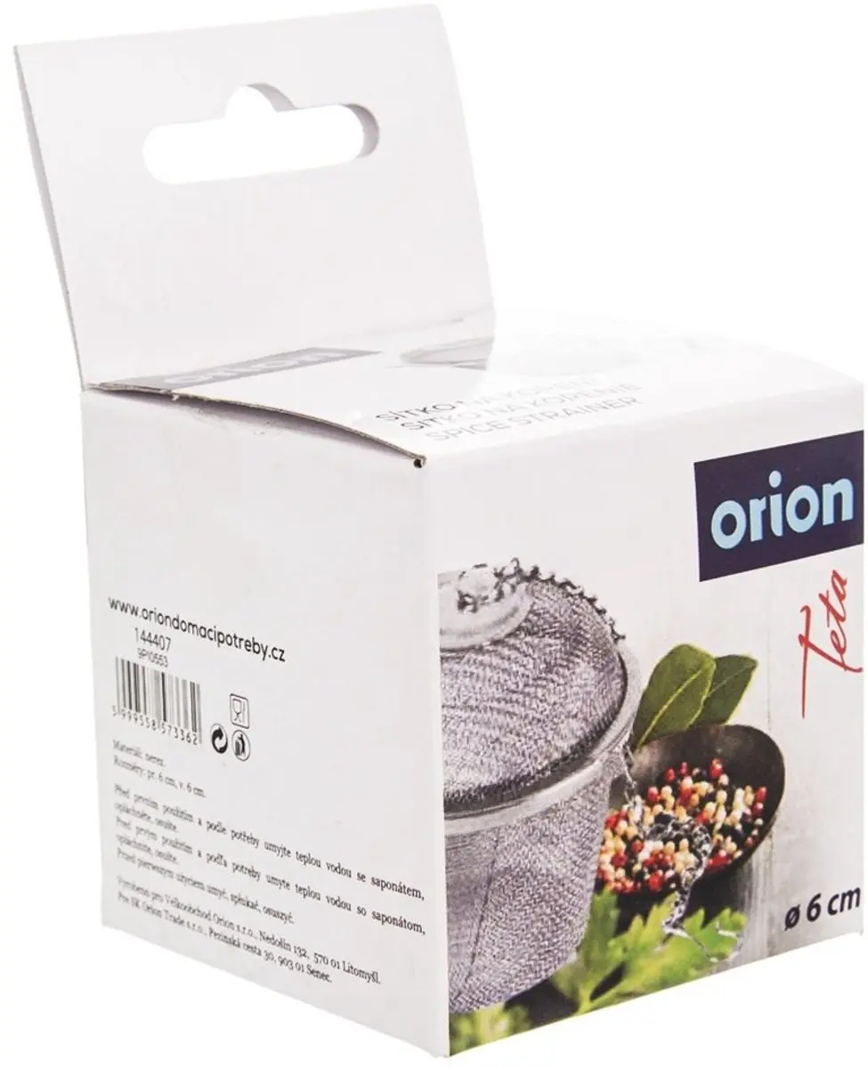 Orion Kruidensieb Roestvrij Staal 6cm - Met klem