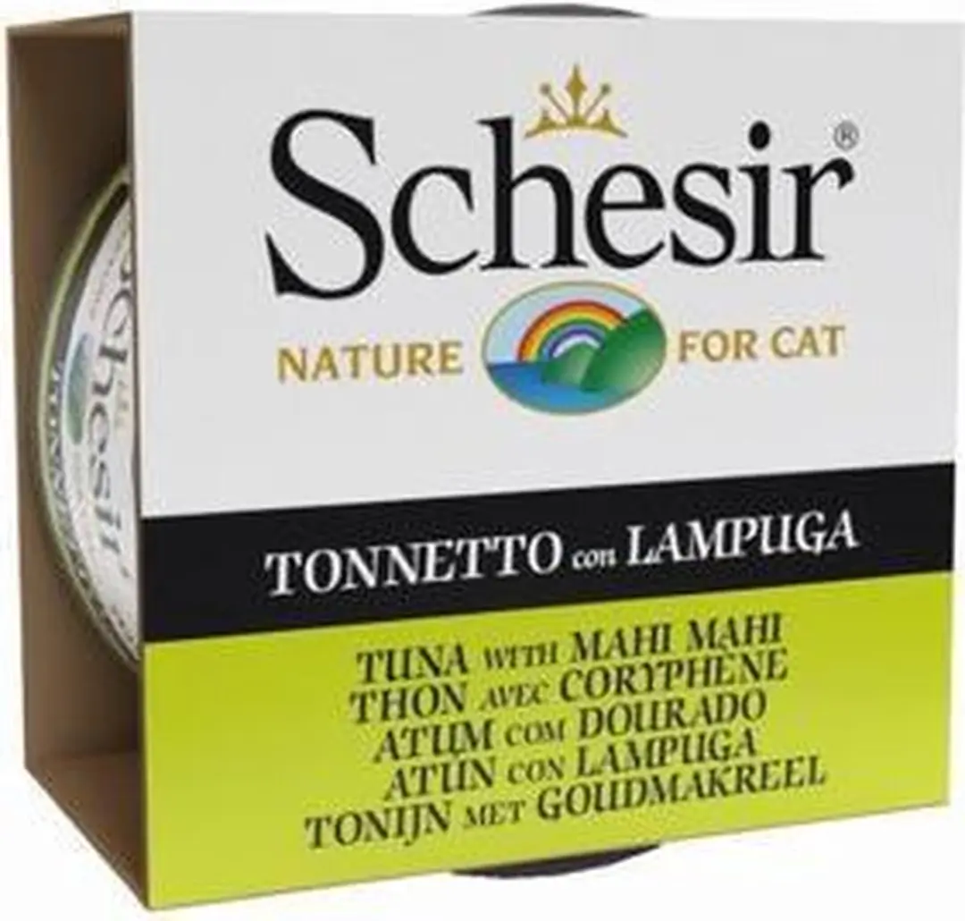 Schesir Katten Natvoer Tonijn & Goudmakreel 85g