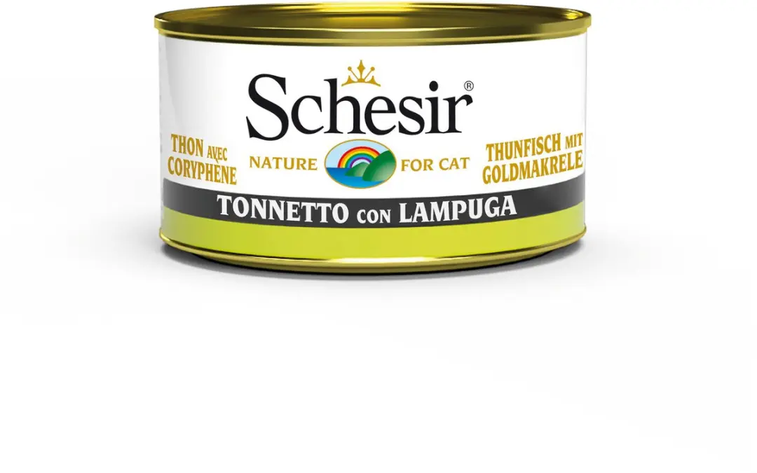 Schesir Katten Natvoer Tonijn & Goudmakreel 85g