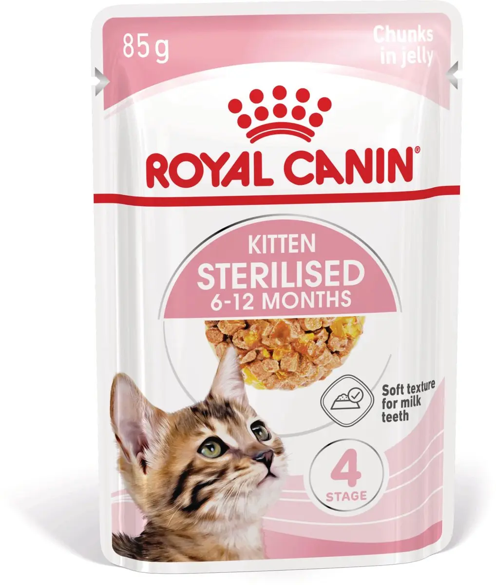 Royal Canin Kitten Sterilised Jelly - 12x85g