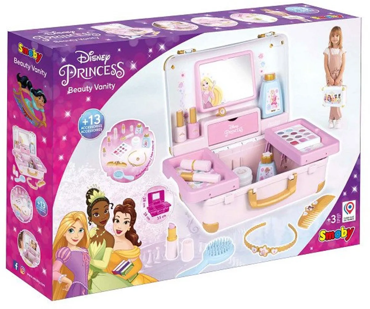 Smoby Disney Princess Beautycase 13-delig - Multicolor