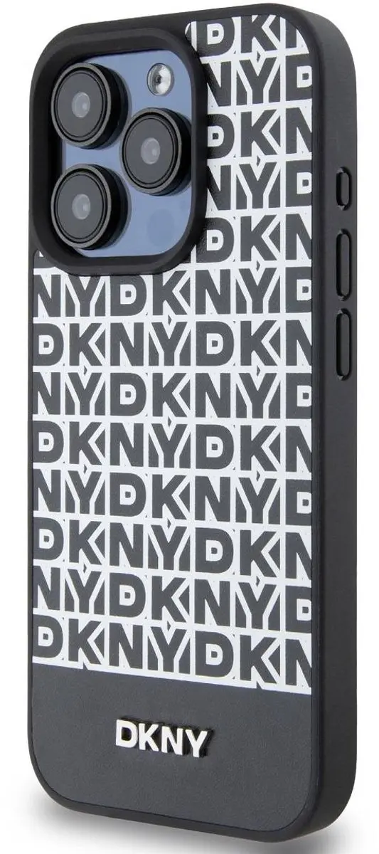 DKNY Repeat Back Case MagSafe - iPhone 14 Pro - Zwart