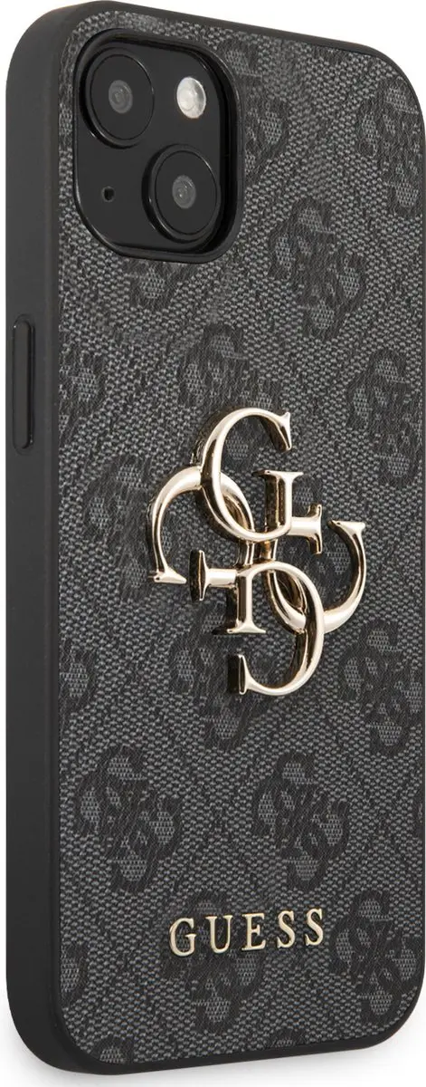 Guess iPhone 13 Backcase - Effen Grijs - Kunstleer - 7640 - afbeelding 6 van 6