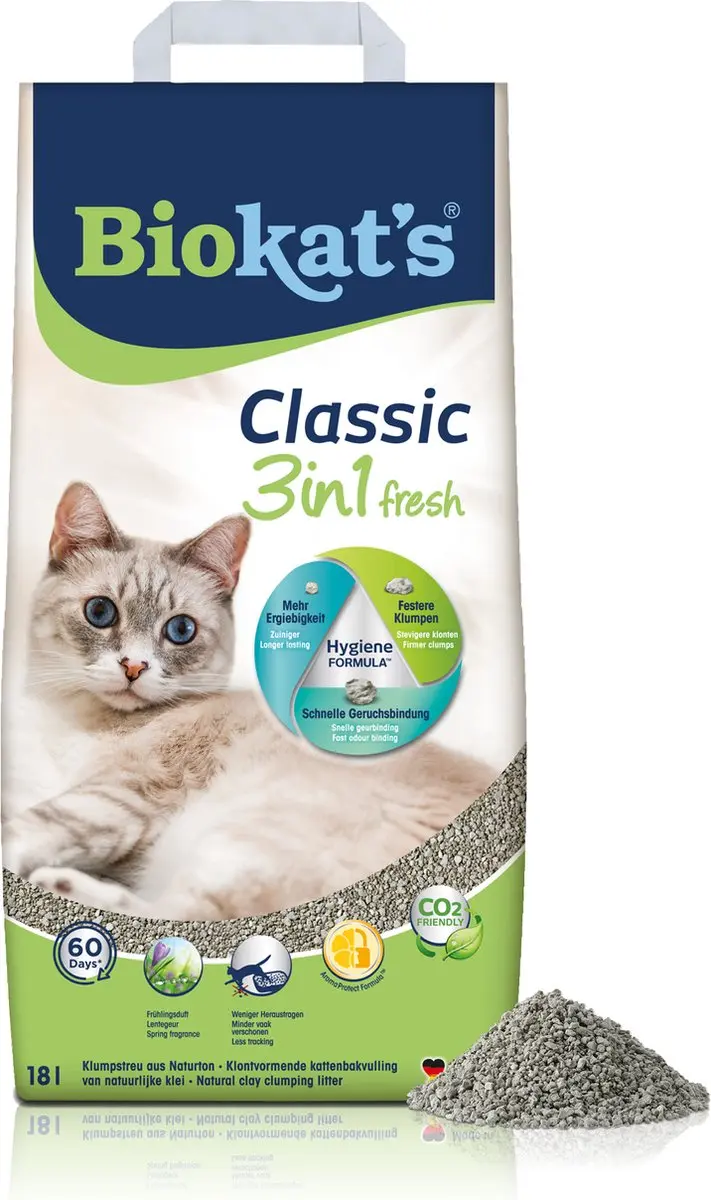 Biokat's Classic Fresh 3in1 Kattenbakvulling 18L