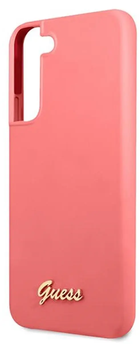 GUESS Silicone Retro Back Case - Samsung Galaxy S22 Plus - Fuchsia - afbeelding 6 van 6
