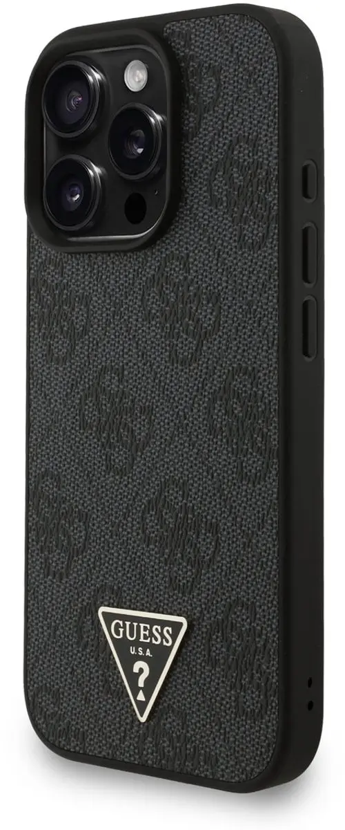 GUESS iPhone 16 Pro Max Telefoonhoesje - MagSafe - Zwart