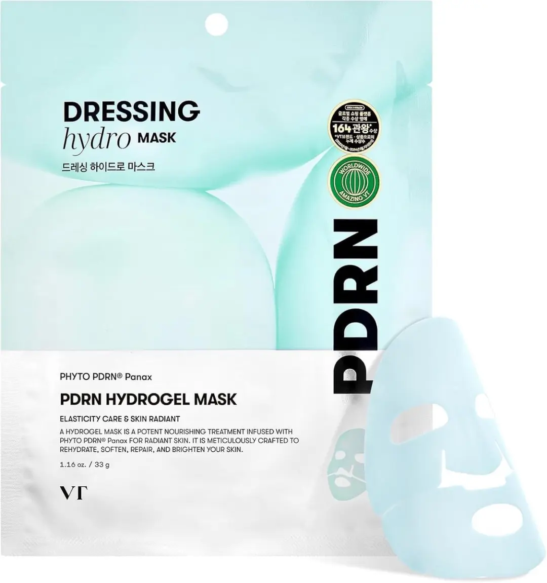 VT Cosmetics PDRN Dressing Hydro Gezichtsmasker 33g