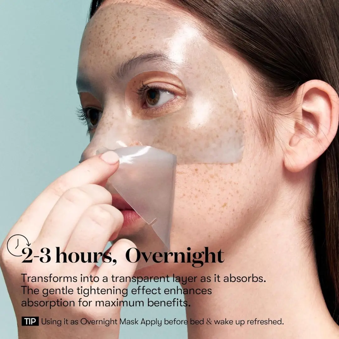 VT Cosmetics PDRN Dressing Hydro Gezichtsmasker 33g - Blauw