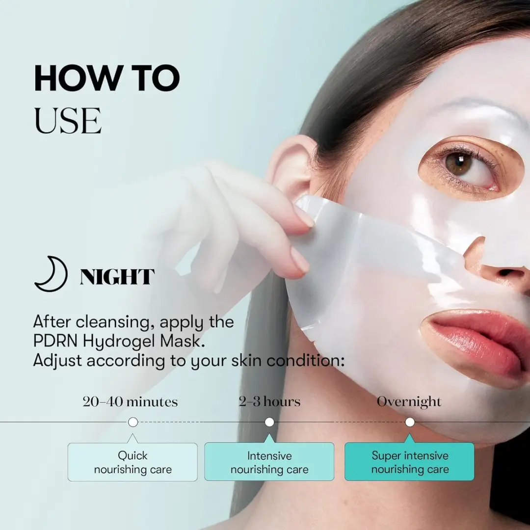 VT Cosmetics PDRN Dressing Hydro Gezichtsmasker 33g - Blauw