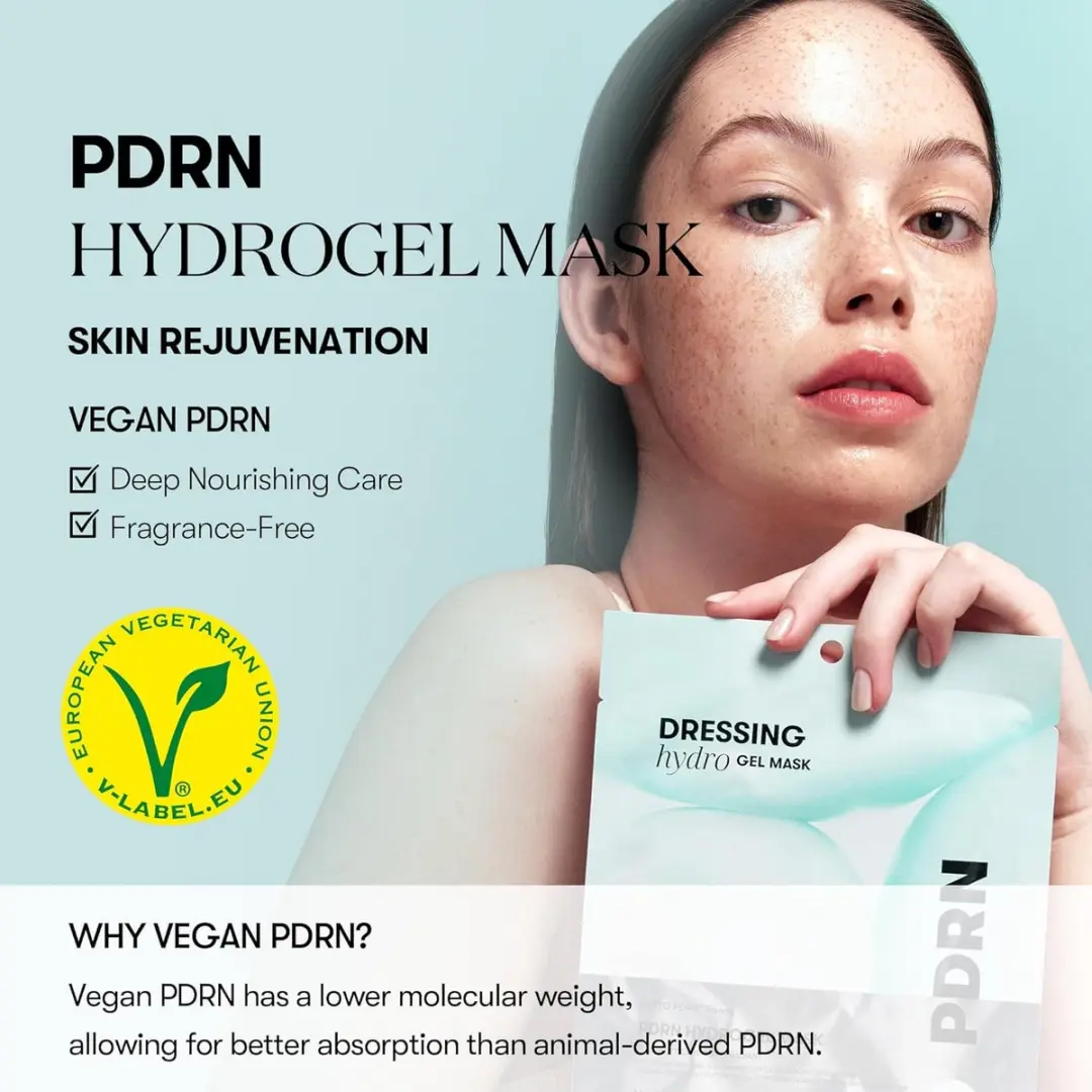 VT Cosmetics PDRN Dressing Hydro Gezichtsmasker 33g - Blauw