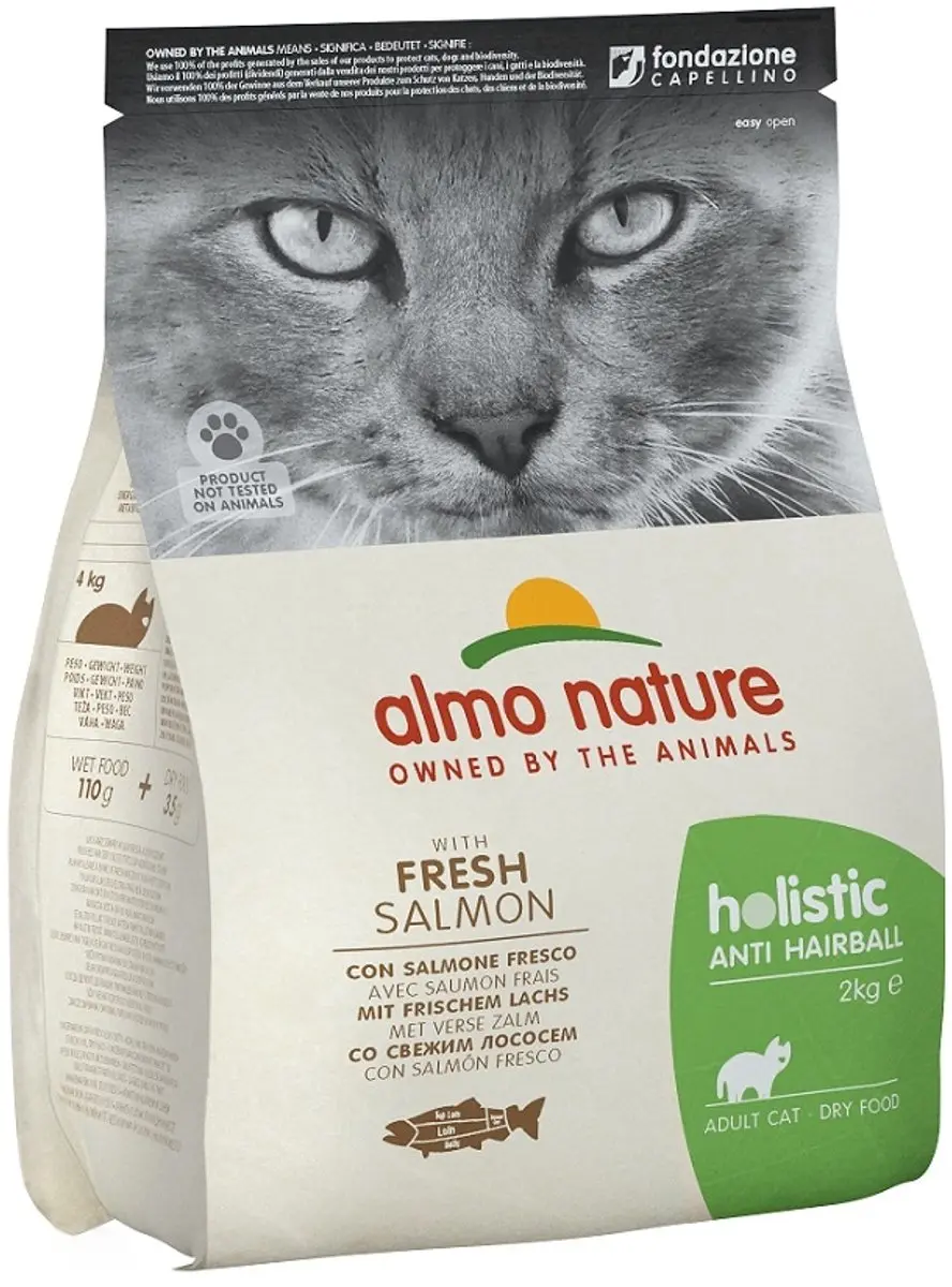 Almo Nature Holistic Kip Droogvoer 2kg - Anti-haarbal