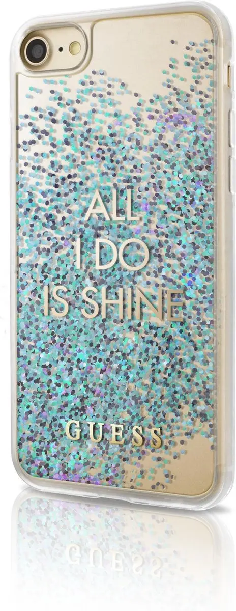 GUESS iPhone 3 Hoesje - Blauw Kunststof