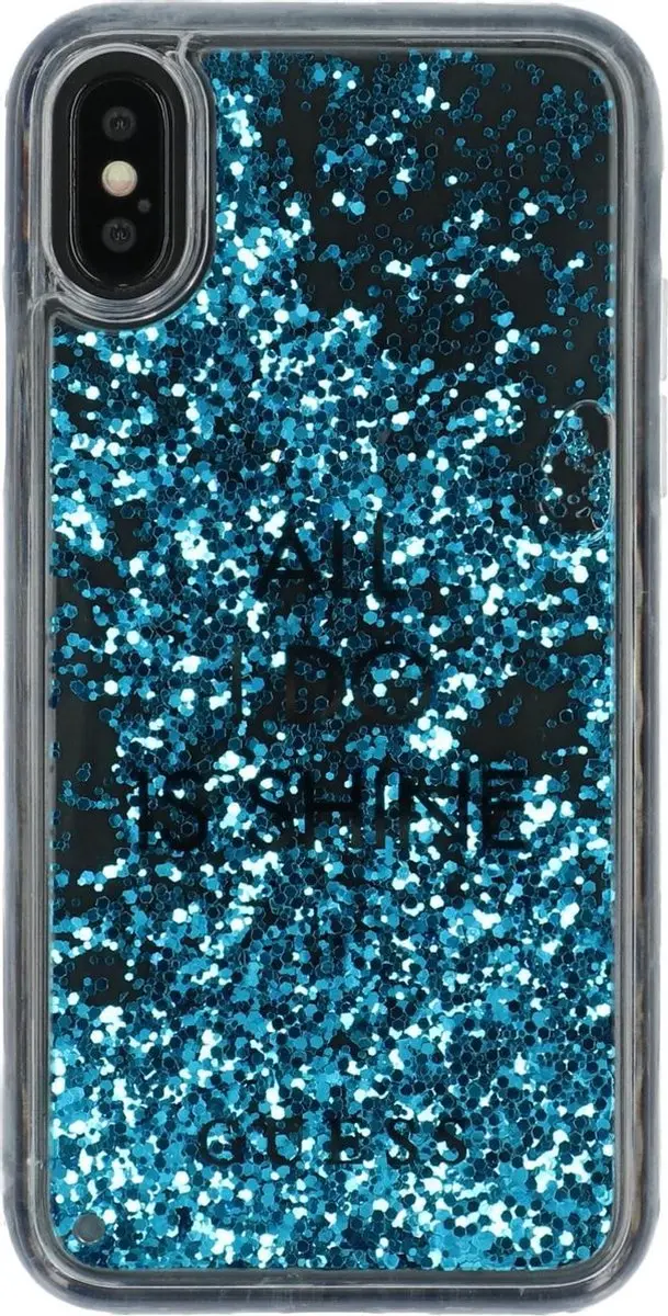 GUESS iPhone 3 Hoesje - Blauw Kunststof