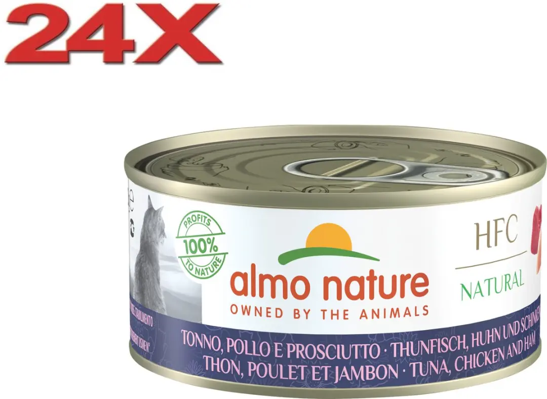 Almo Nature HFC Kattenvoer Tonijn Kip Ham
