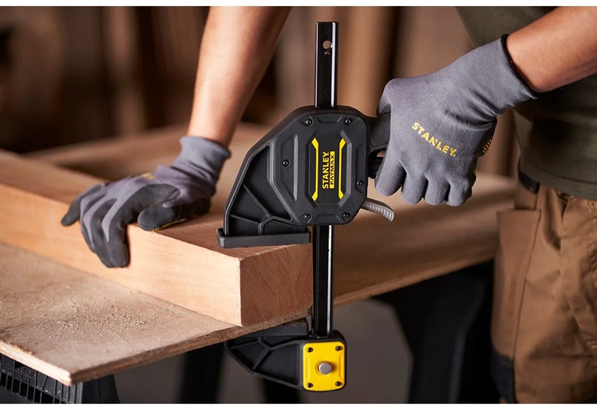 Stanley FatMax FMHT0-83240 Eenhandslijmtang/Spreider - 600mm/90mm - Zwart/Geel