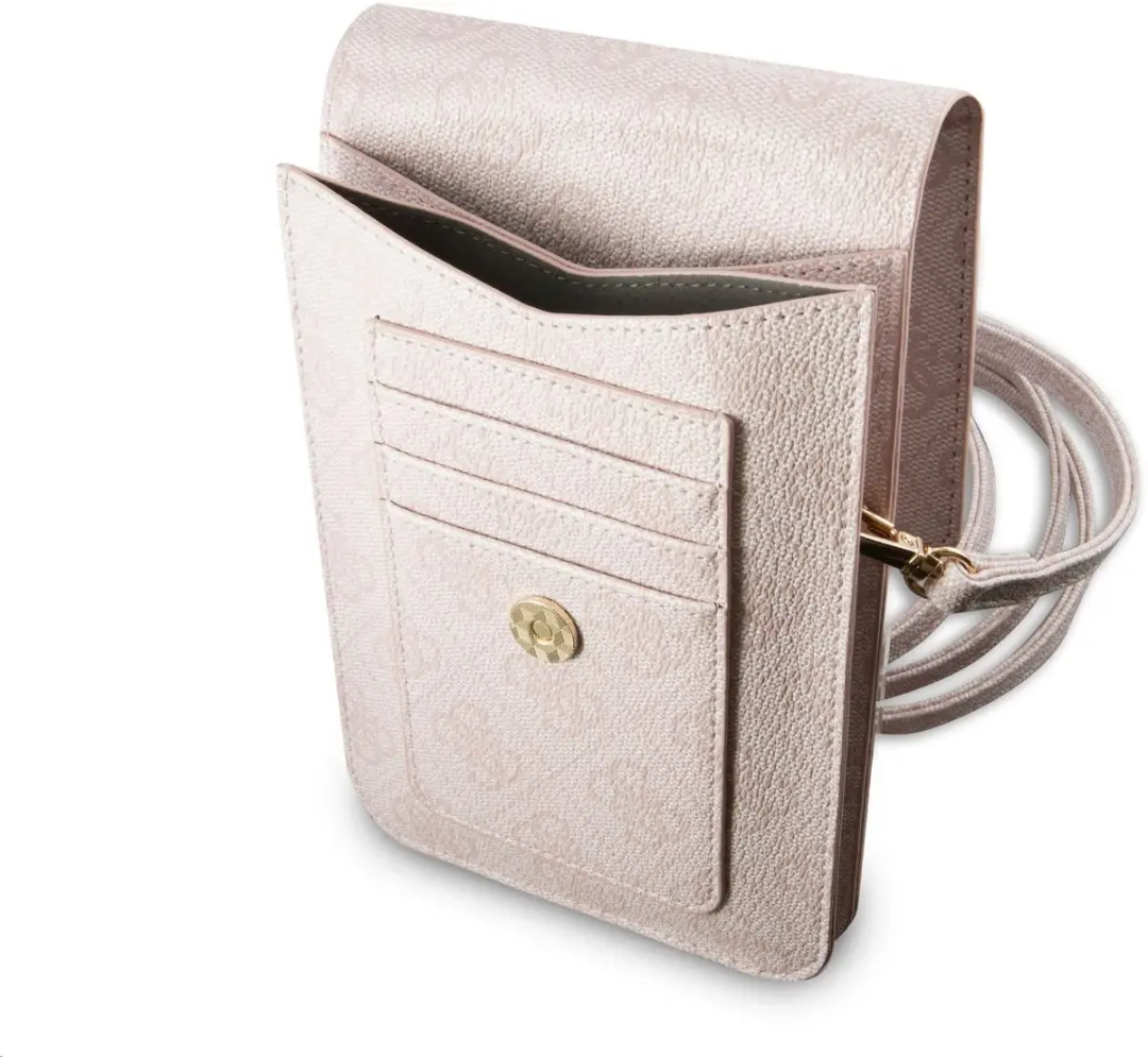 GUESS Wallet Bag GUWBG4GFPI - 4 Pasjes Roze
