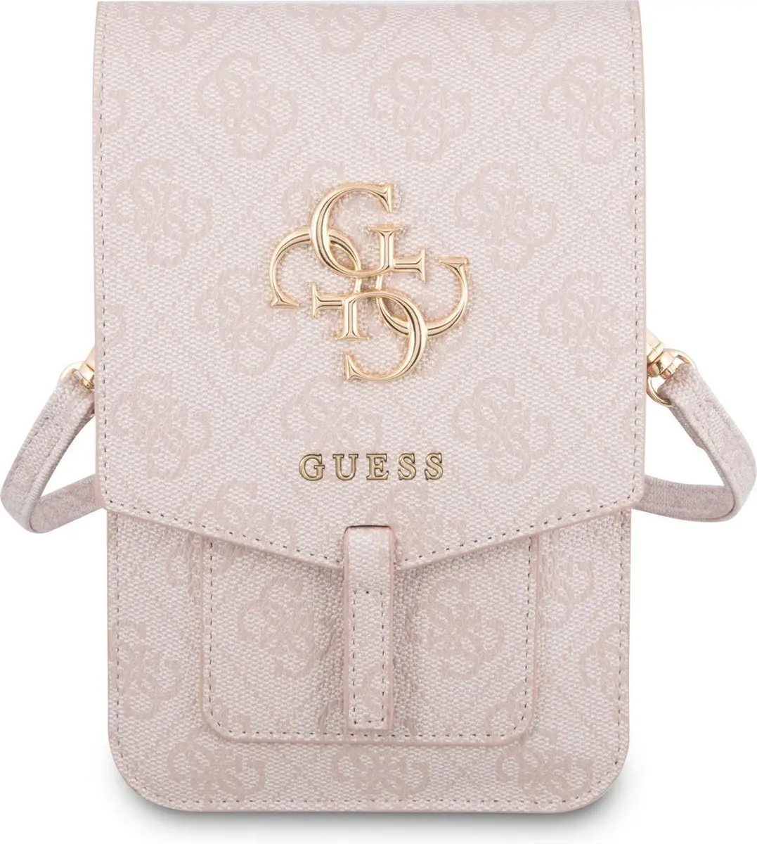 GUESS Wallet Bag GUWBG4GFPI - 4 Pasjes Roze