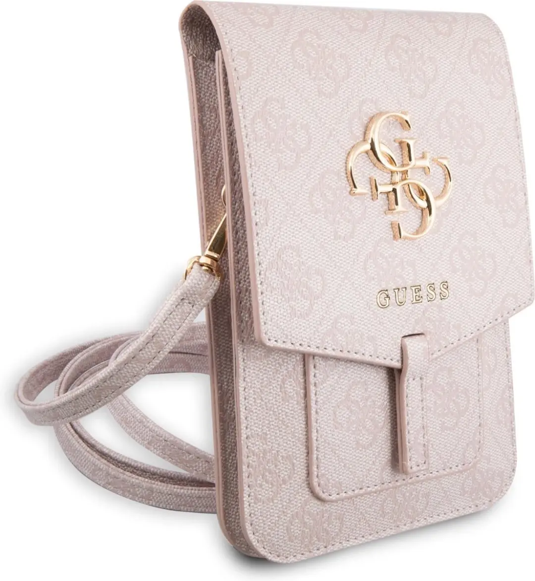 GUESS Wallet Bag GUWBG4GFPI - 4 Pasjes Roze - afbeelding 6 van 6