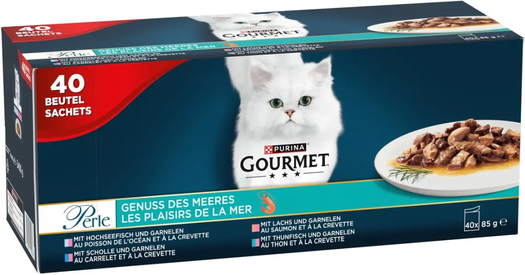 Gourmet Perle Zeevruchten Nat Kattenvoer