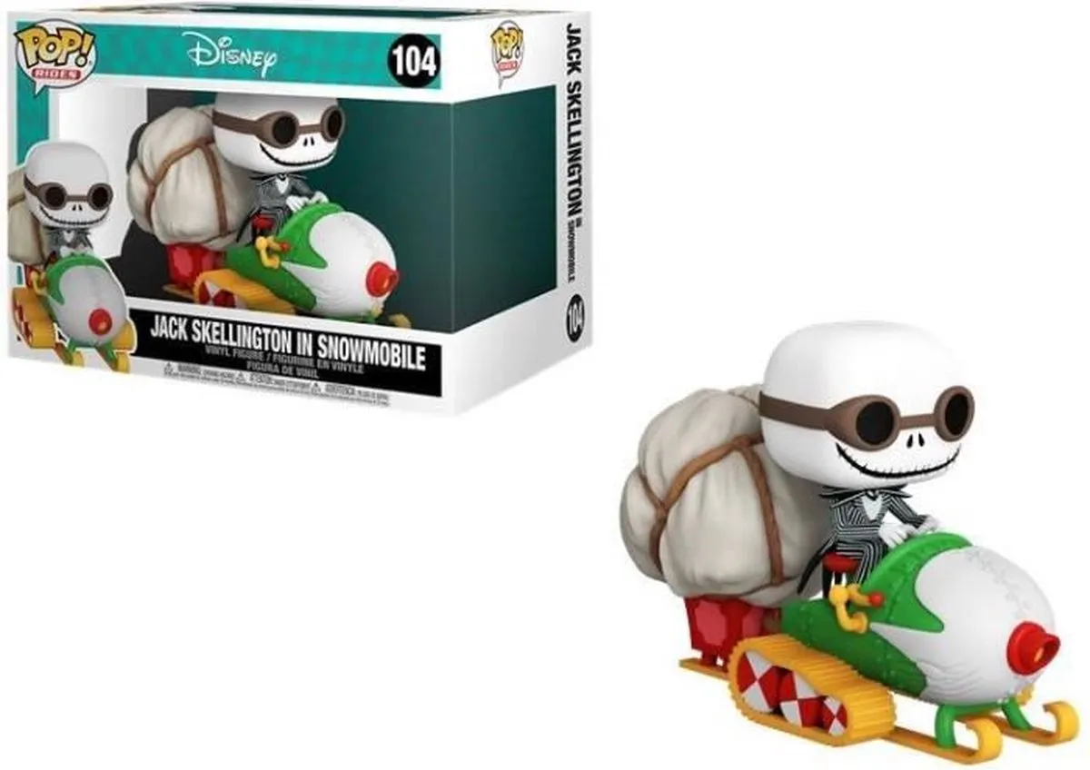 Funko Disney POP! Rides Jack met sneeuwmobile - The Nightmare Before Christmas - Multicolor - afbeelding 6 van 6