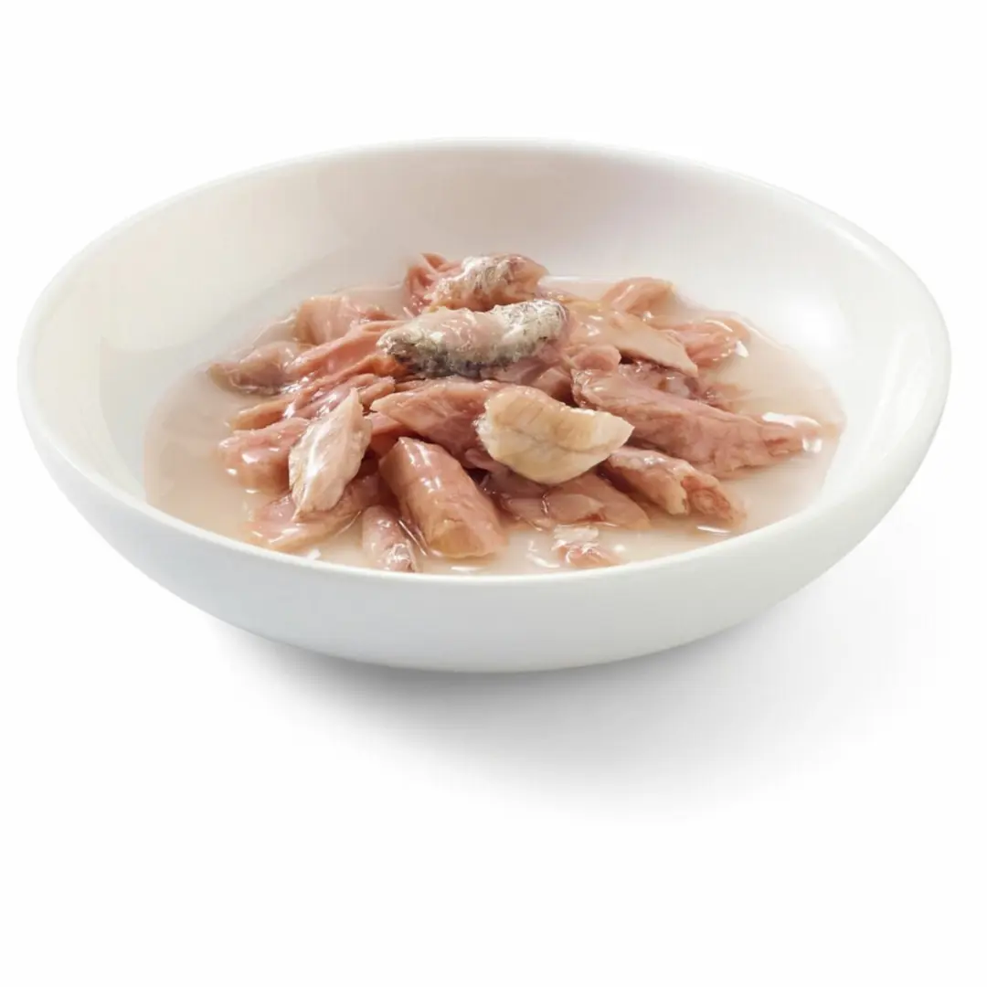 Schesir Kattenvoer Gekookte Tonijn & Sardines - 12x70g