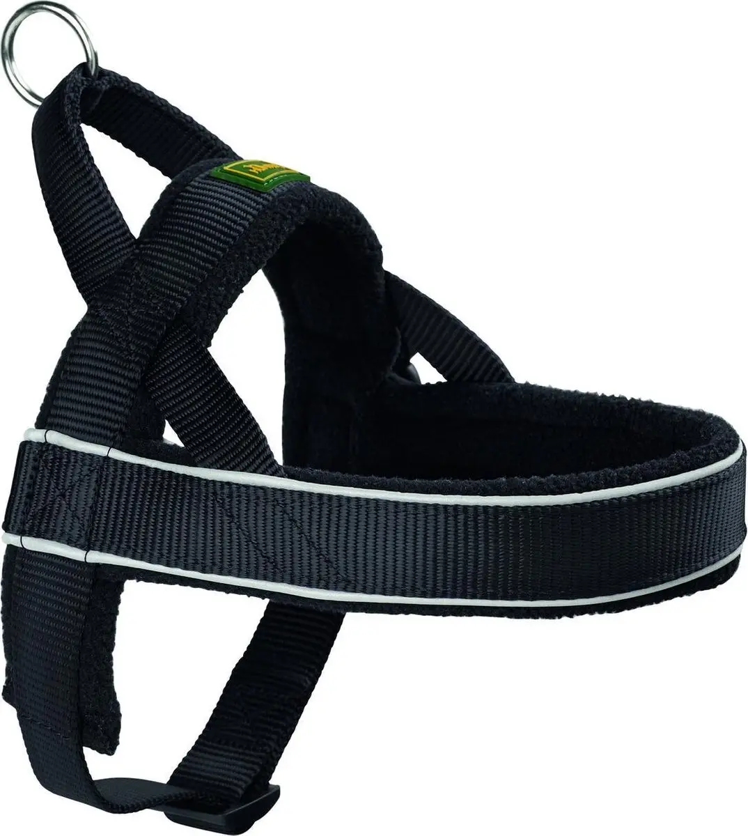 Hunter Harnas Norweger Racing Nylon Small - 42-53x2.0x2cm - Zwart