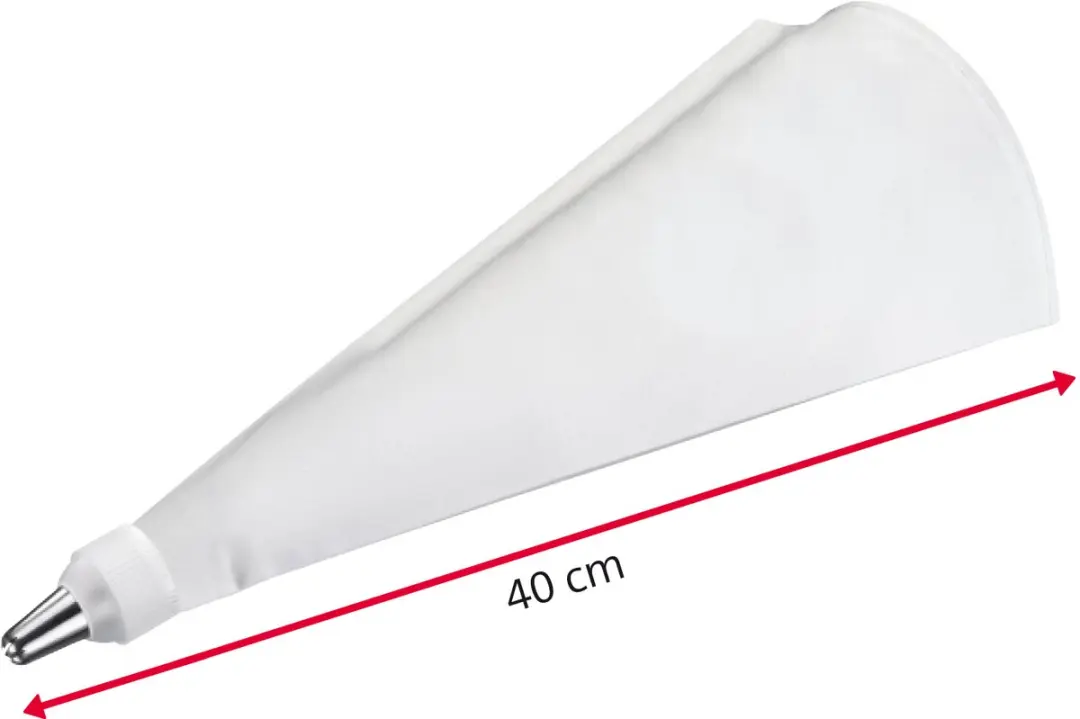 Westmark Decoratiespuit Maxi Steel 7-delig - wit/zilver