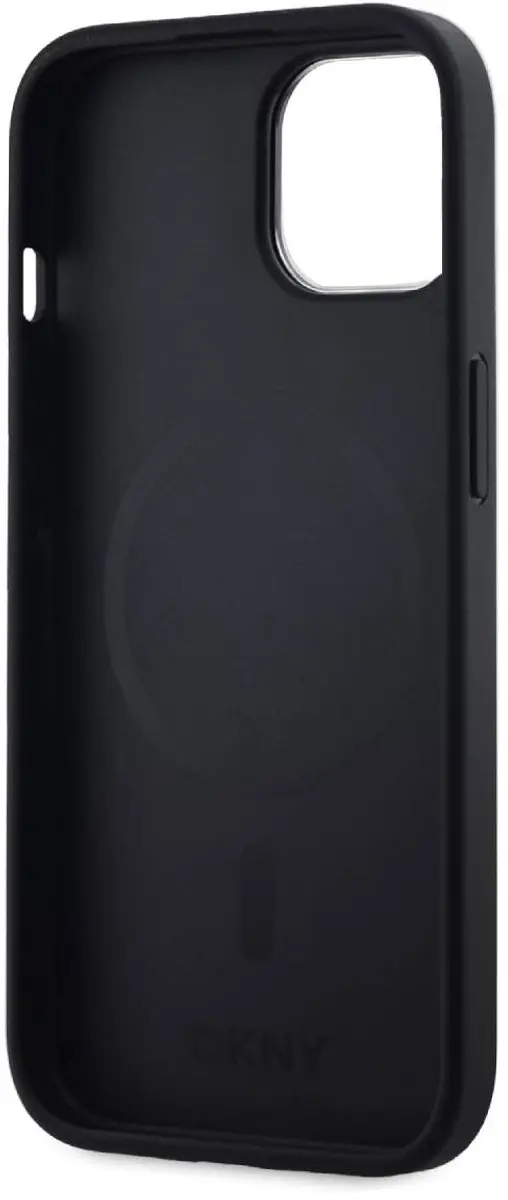 DKNY Hoesje iPhone 15 MagSafe DKHMP15SPSMCSLK - Zwart