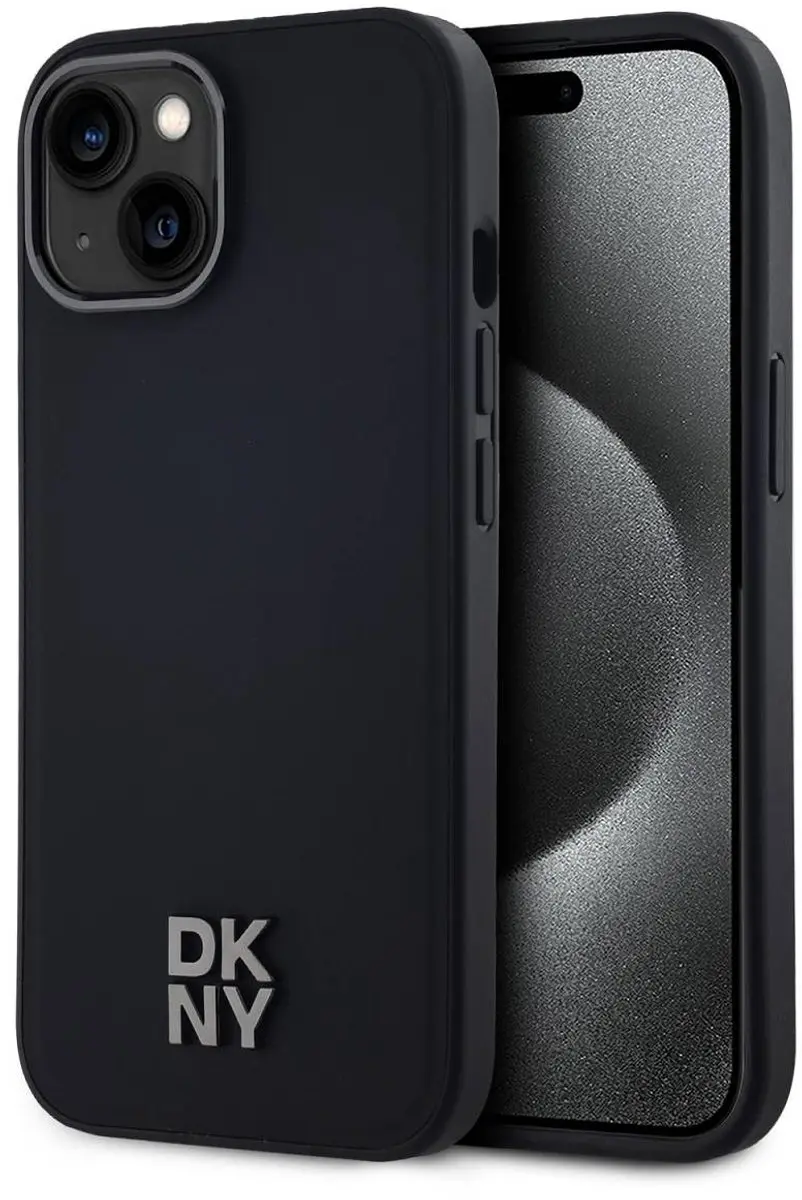 DKNY Hoesje iPhone 15 MagSafe DKHMP15SPSMCSLK - Zwart