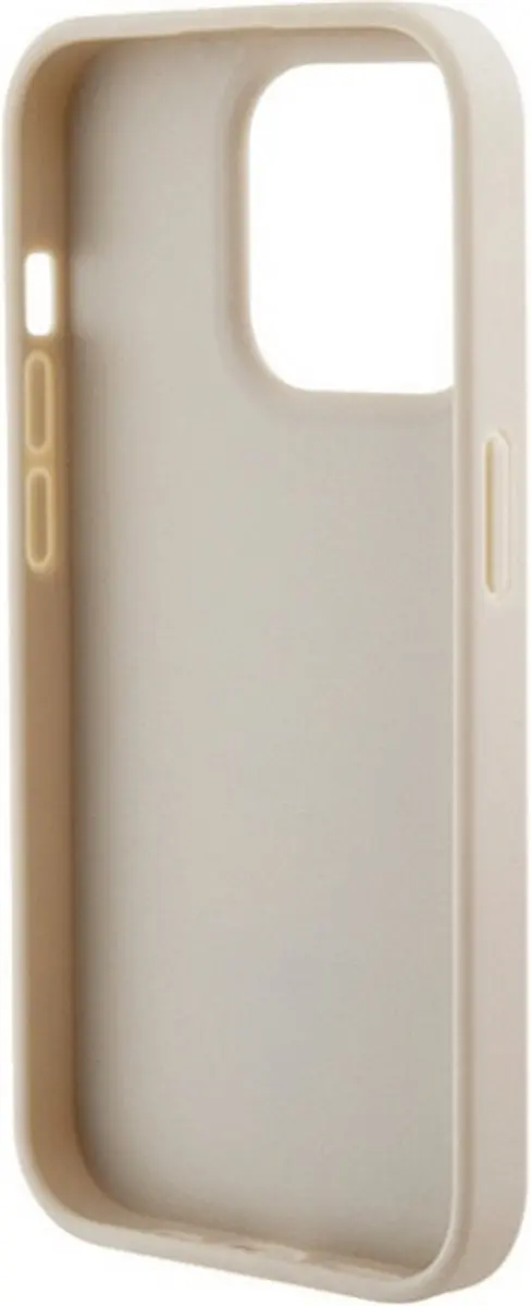 Guess Crocodile Triangle Hoesje - iPhone 15 Pro - Goud