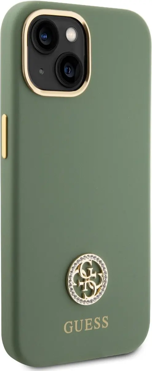 GUESS iPhone 15 Plus TPU Hoesje - Khaki