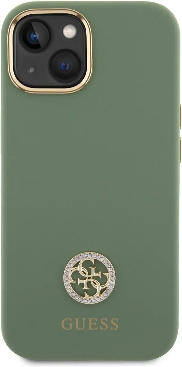 GUESS iPhone 15 Plus TPU Hoesje - Khaki