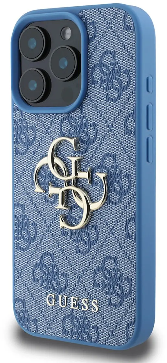 GUESS GUHCP16X4GMGBL iPhone 16 Pro Max Hoesje - Blauw