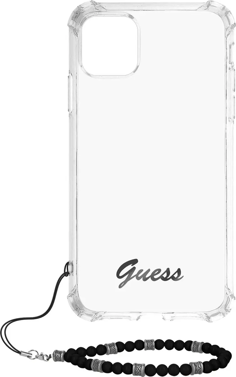 GUESS Hoesje iPhone 12 Pro - Zwart - GUHCP12MKPSBK