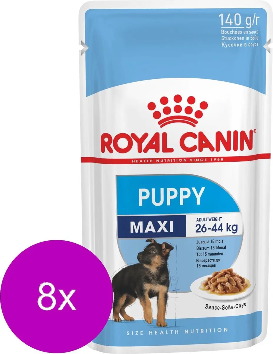 Royal Canin Maxi Puppy Hondenvoer - 8x140g