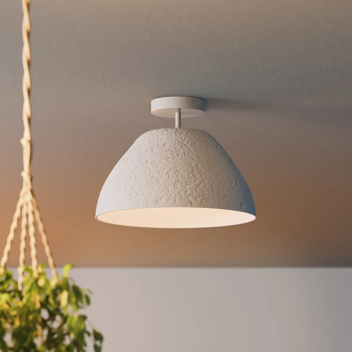 LEDVANCE Decor Camel Bell Plafondlamp E27 - 375mm Wit - afbeelding 6 van 6