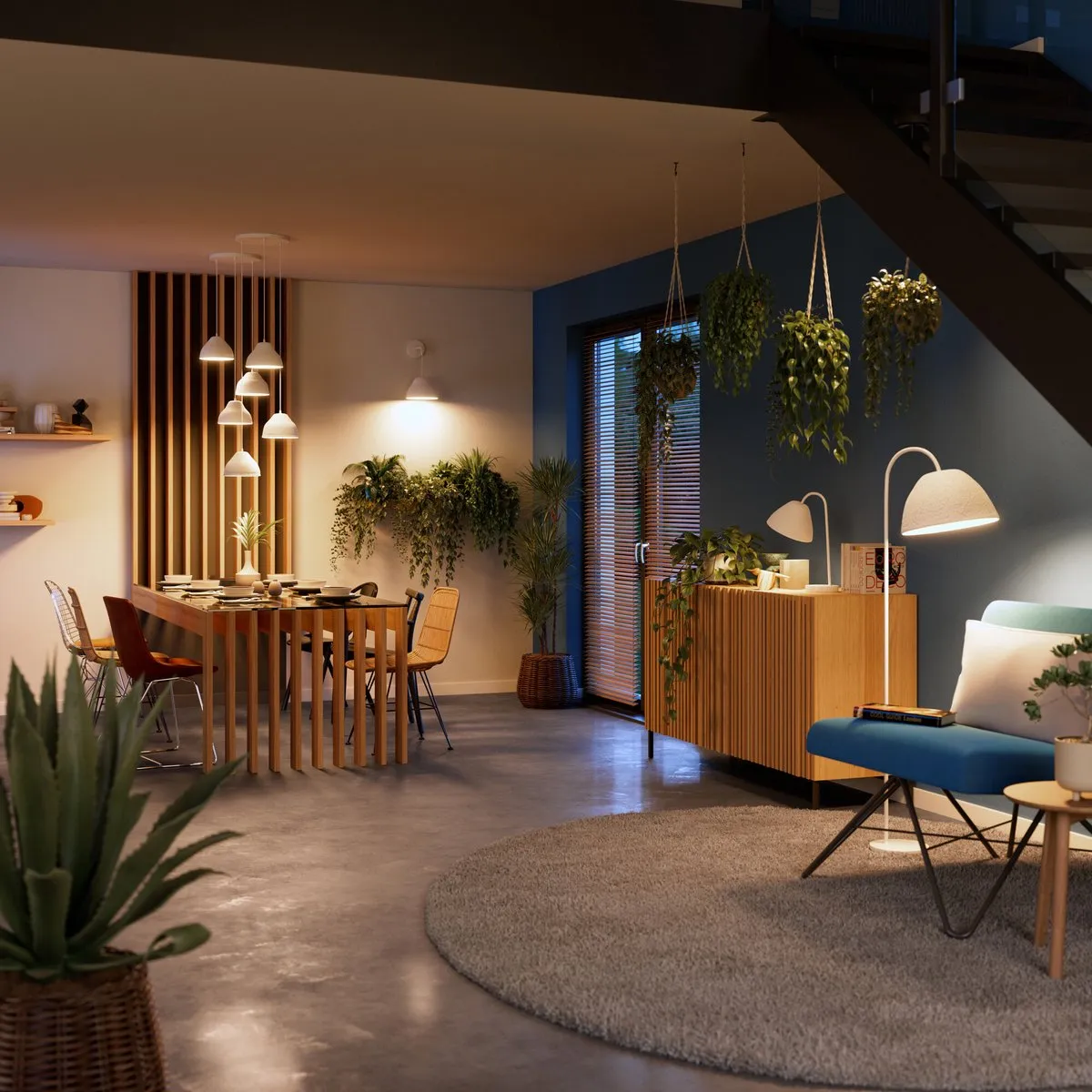 LEDVANCE plafondlamp Decor Camel Bell wit van metaal en papier-maché, E27, 375 mm diameter, lampenkap van gerecycled materiaal, duurzaam dankzij vervangbare lichtbron, eenvoudig te installeren