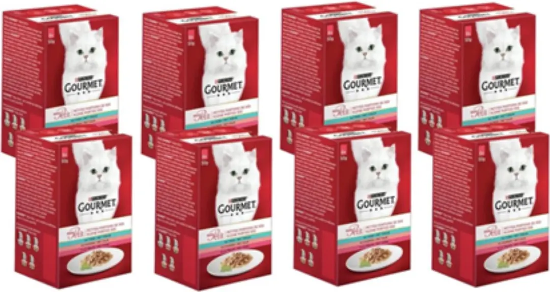 Gourmet Mon Petit Vis Kattenvoer 240g (8x30g)