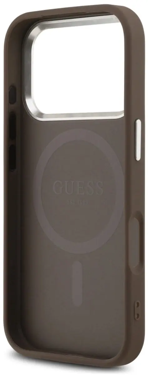 GUESS Hoesje iPhone 17 Pro - Magsafe - Zwart