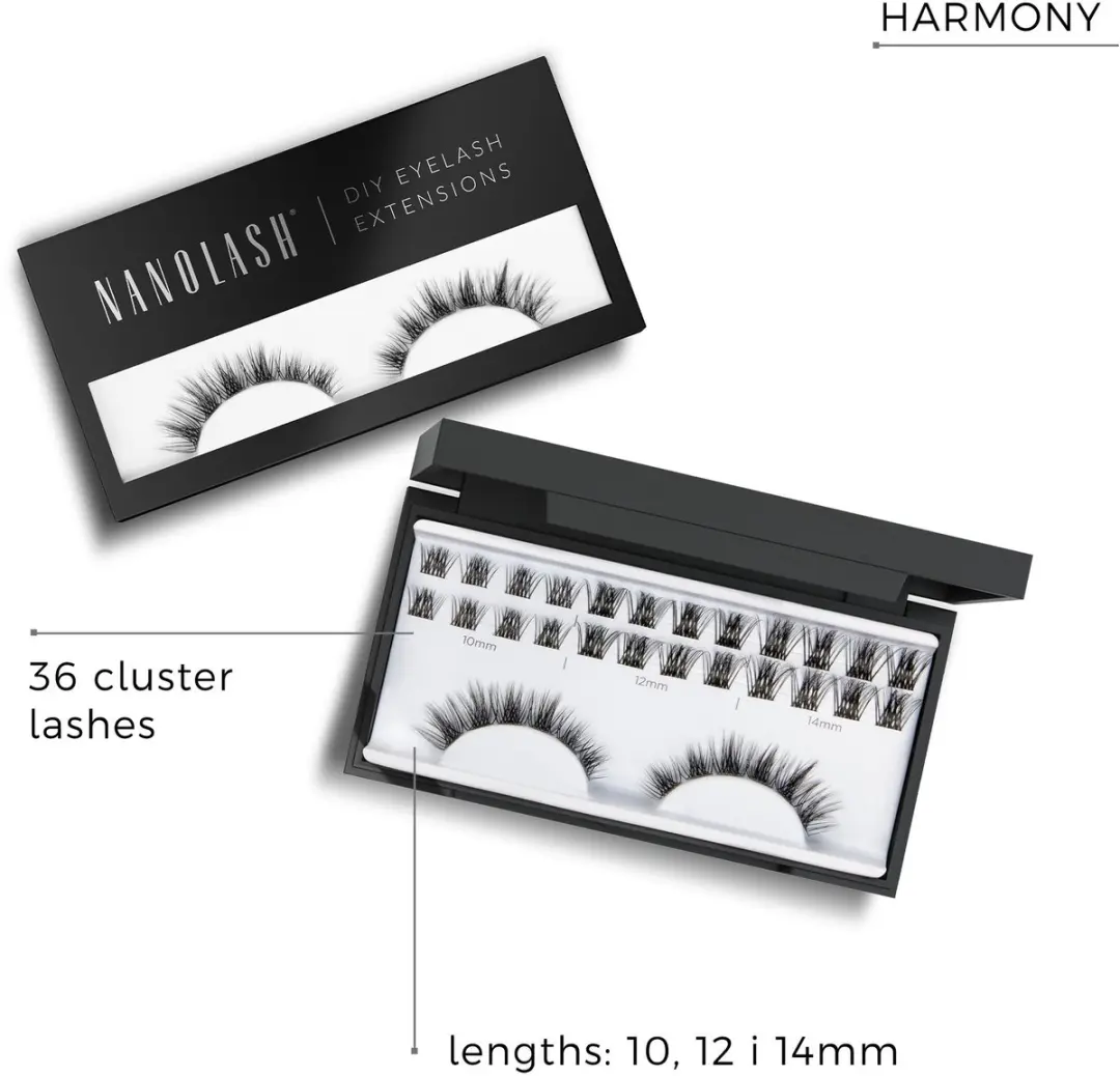 Nanolash DIY Eyelash Extensions Harmony - 36 Stuks
