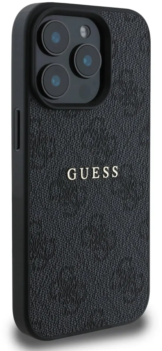 GUESS Telefoonhoesje iPhone 15 Pro Max - MagSafe - Zwart