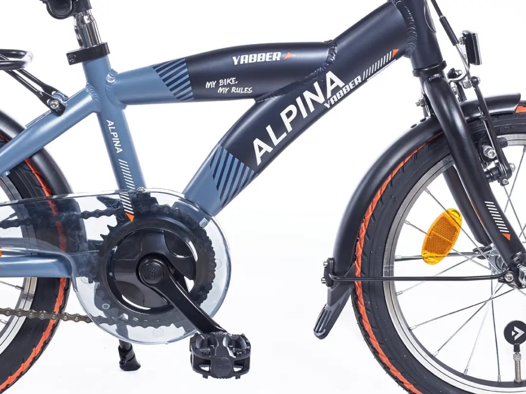 Alpina Yabber J18 Fiets - 18 Inch - Stone Blue Matt/Navy Blue Matt