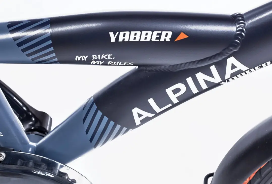 Alpina Yabber J18 Fiets - 18 Inch - Stone Blue Matt/Navy Blue Matt